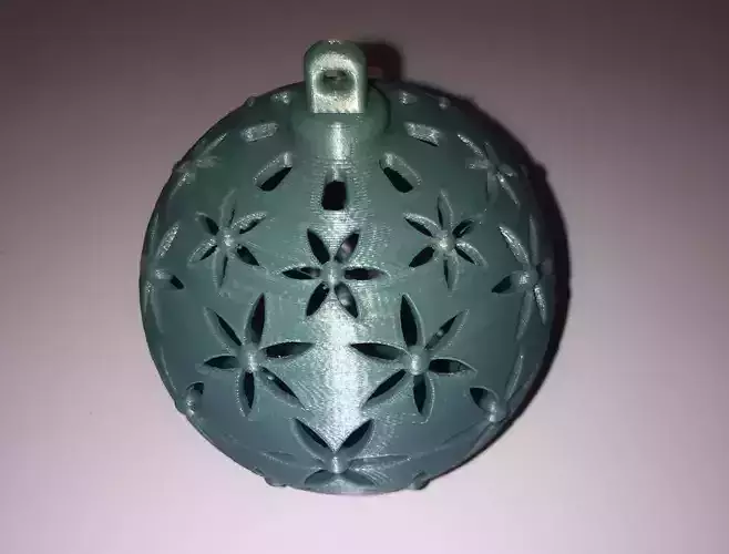 Christmas ball tree toys star ref003 3D print model