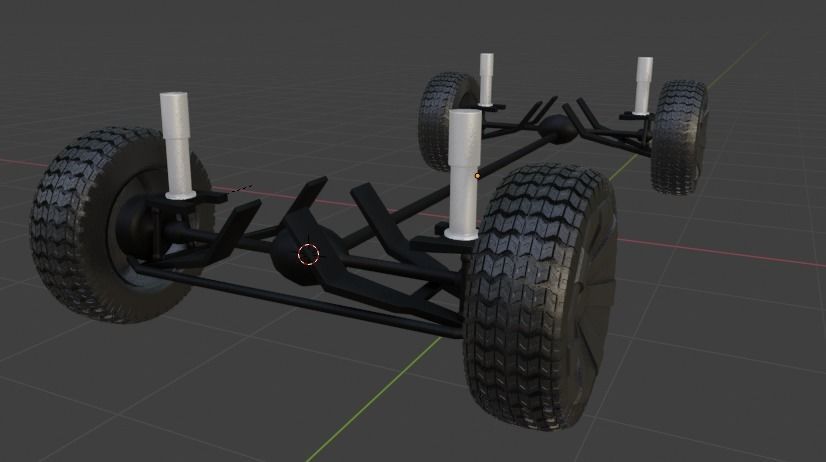 Tesla Cybertruck  Low-poly 3D model_8