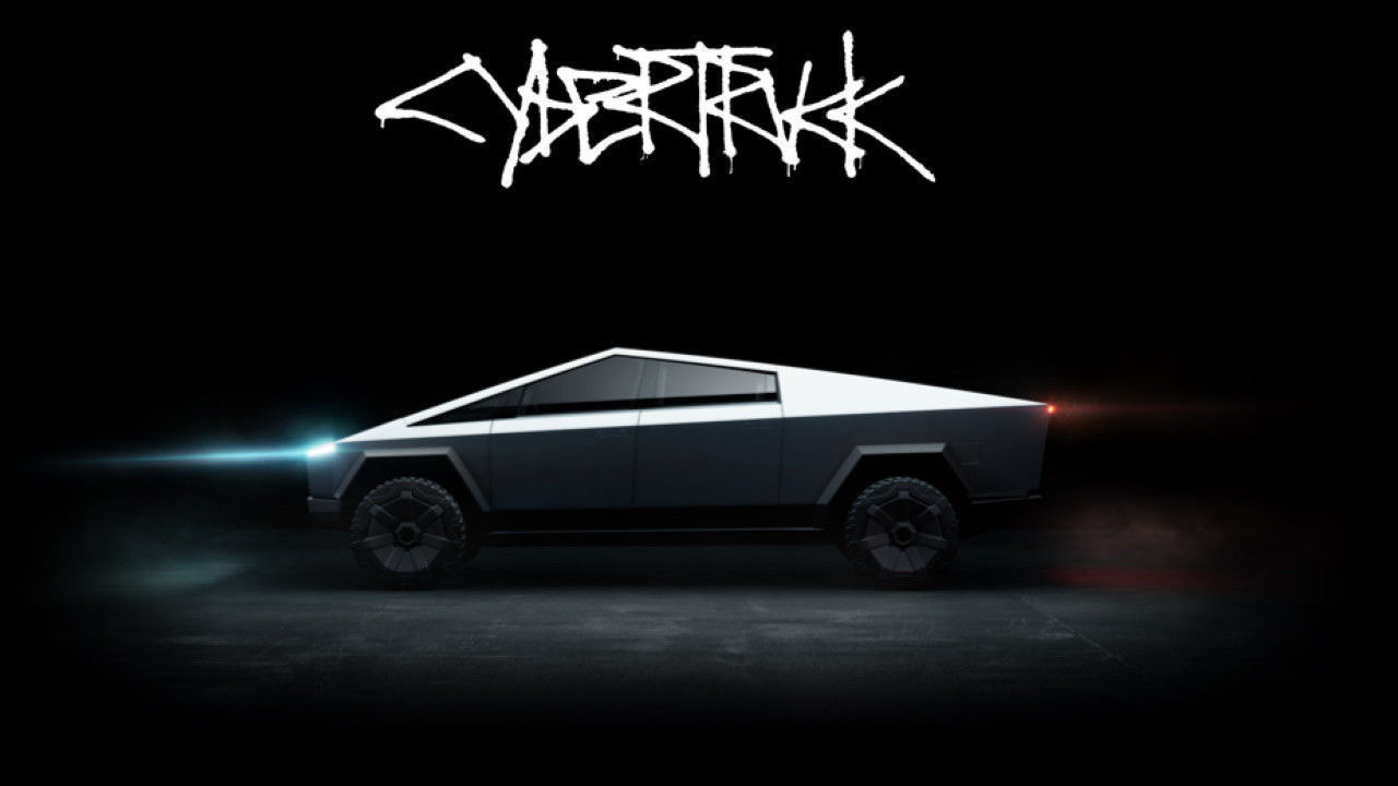 Tesla Cybertruck  Low-poly 3D model_15