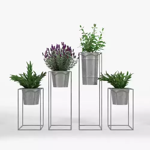 Farmhouse Galvanized Planters