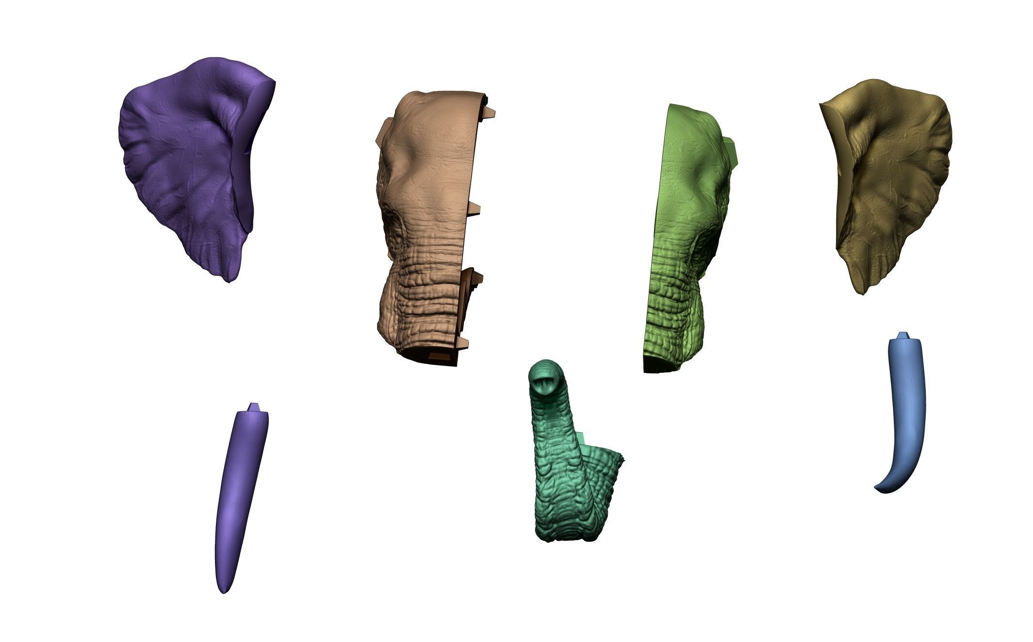 Elephant 3D Printing  3D print model_18