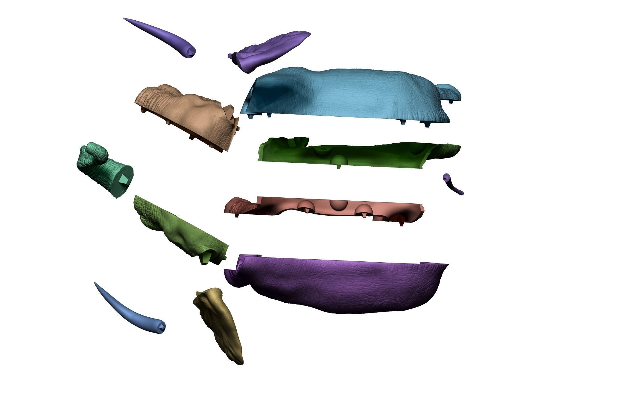 Elephant 3D Printing  3D print model_14