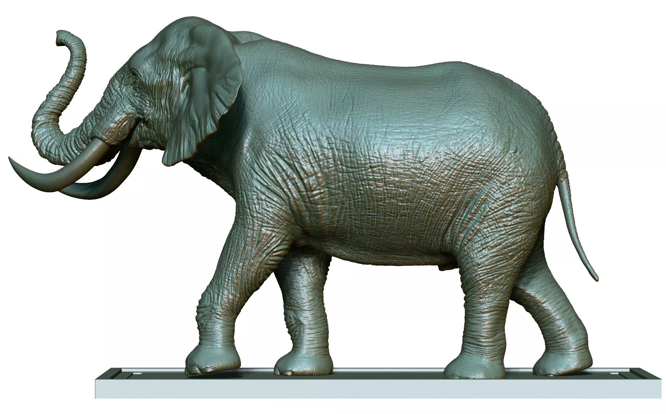 Elephant 3D Printing  3D print model_0