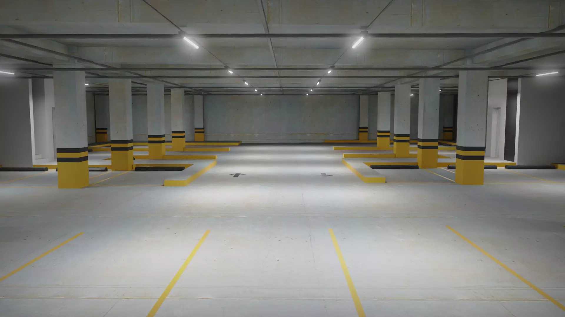 Underground Parking 3D model