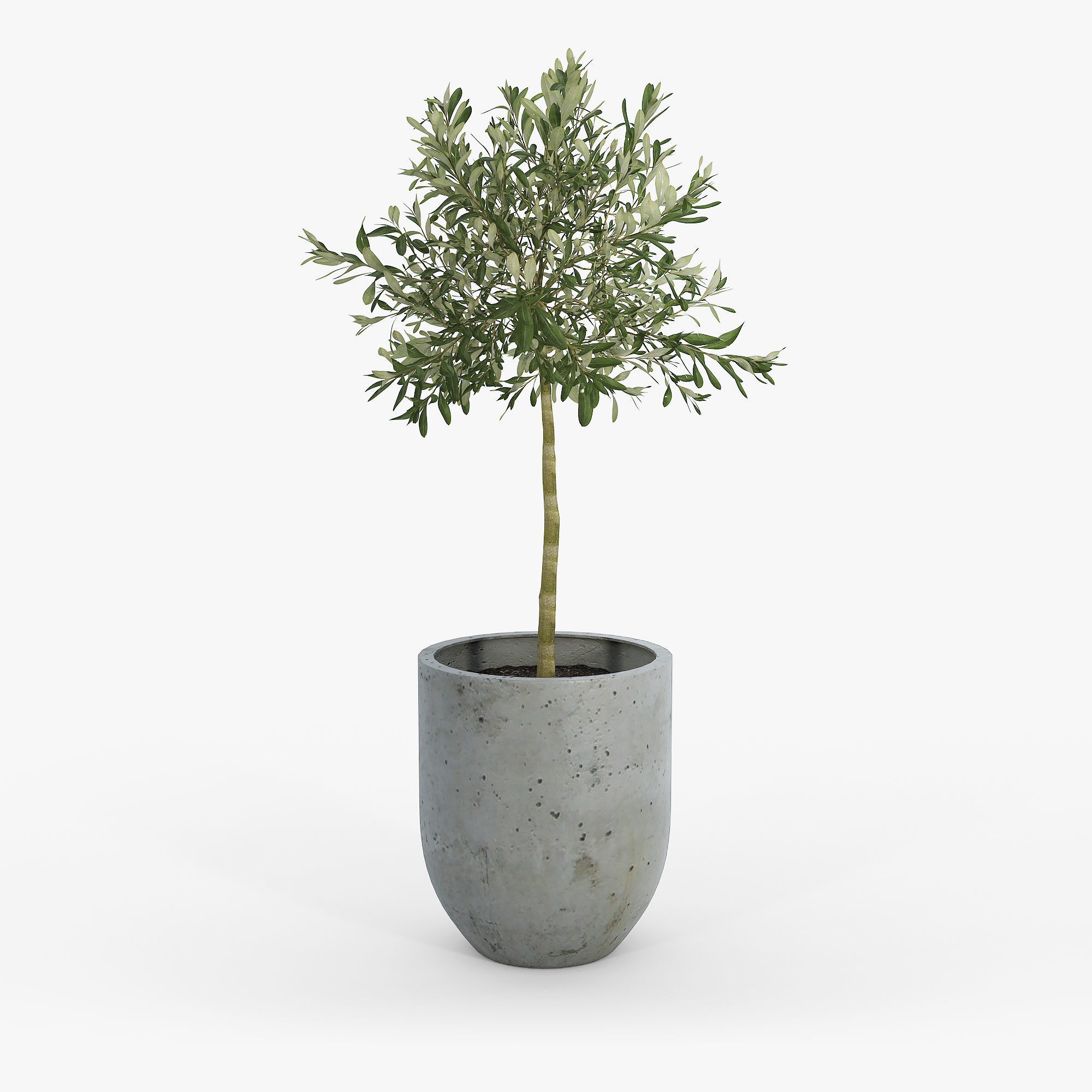Neo Planter Extra Small Lead 3D model_2