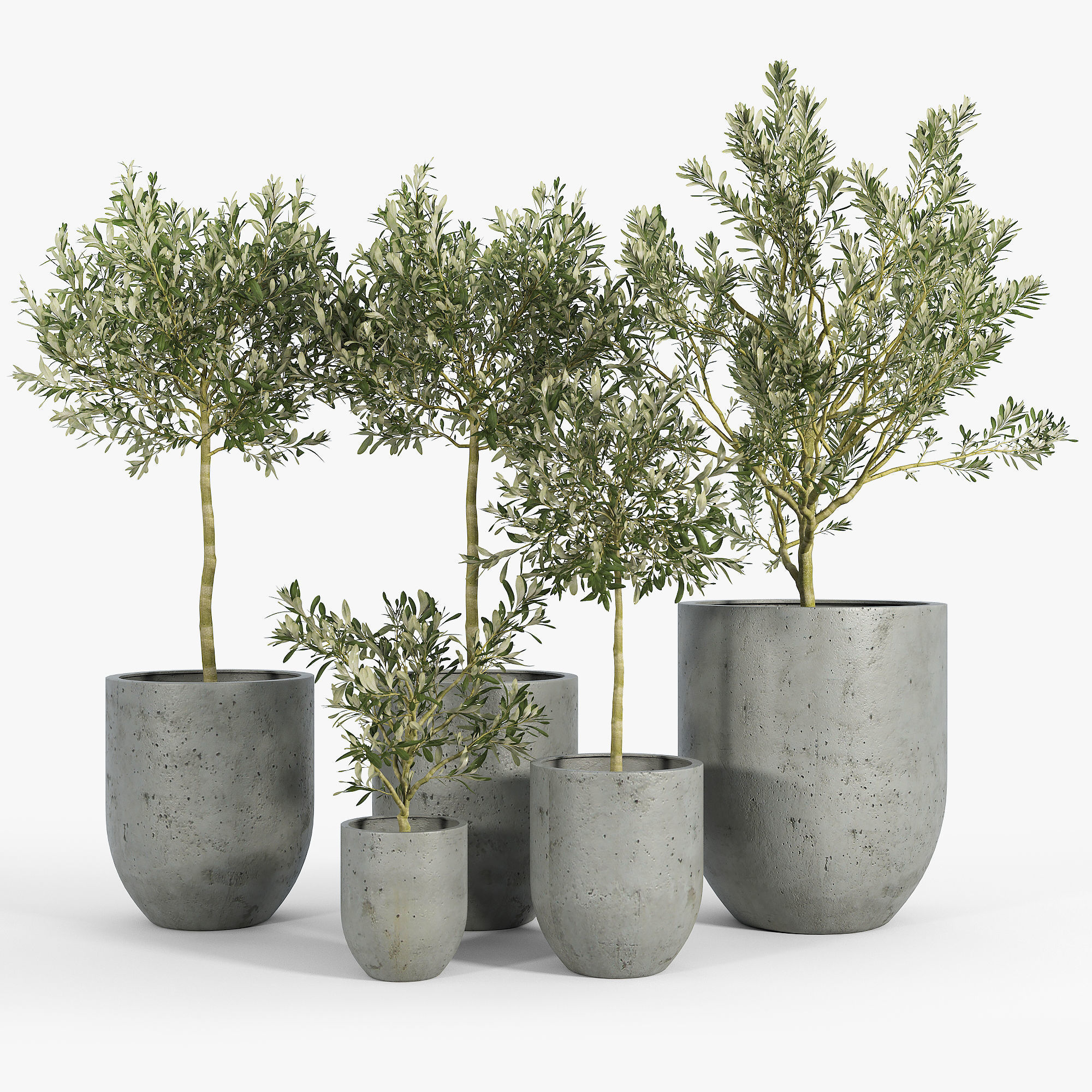 Neo Planter Extra Small Lead 3D model_1