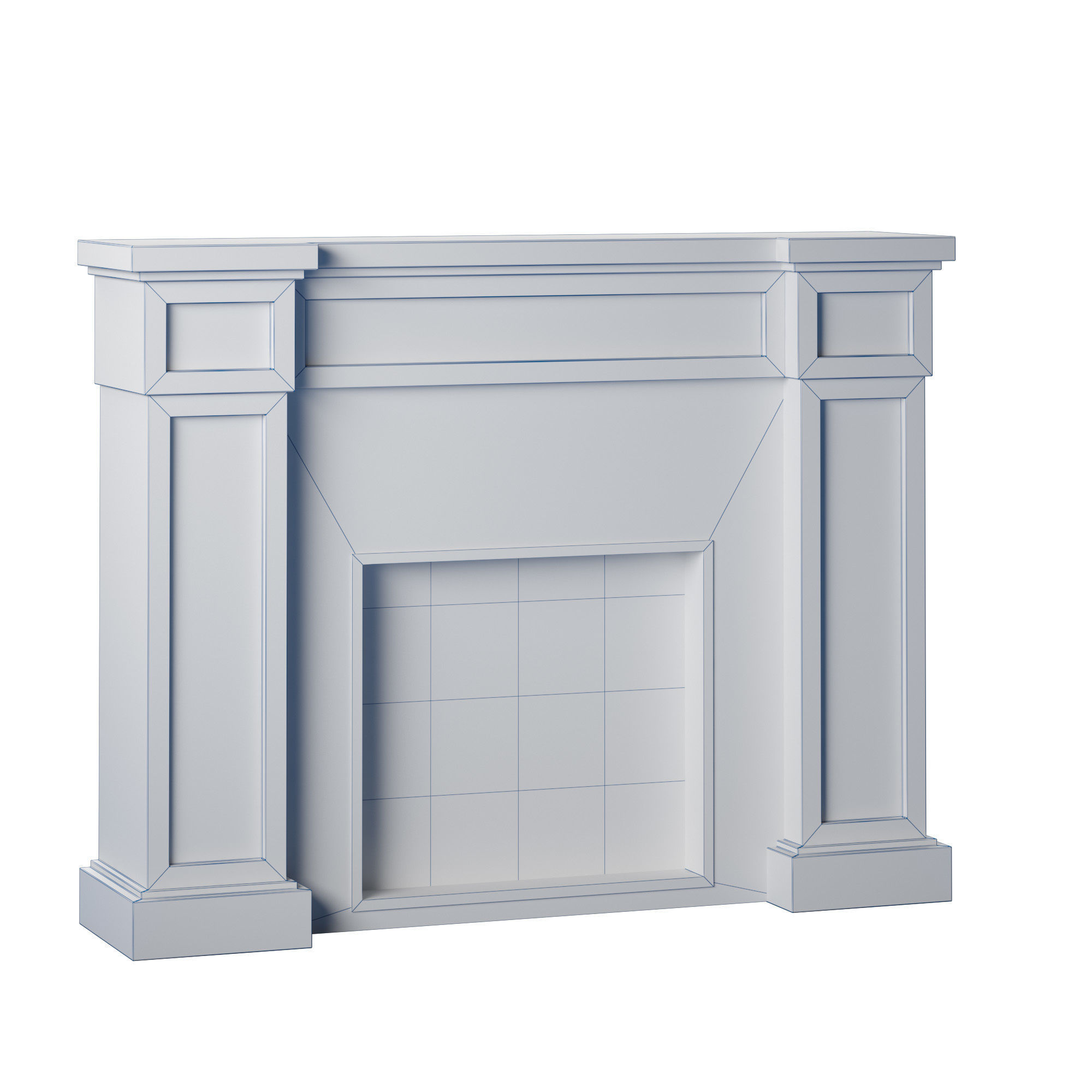 Christmas winter decoration set 3D model_7