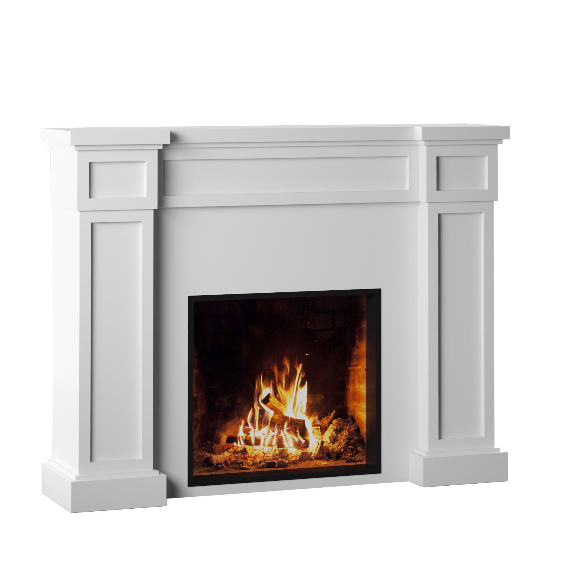 Christmas winter decoration set 3D model_8