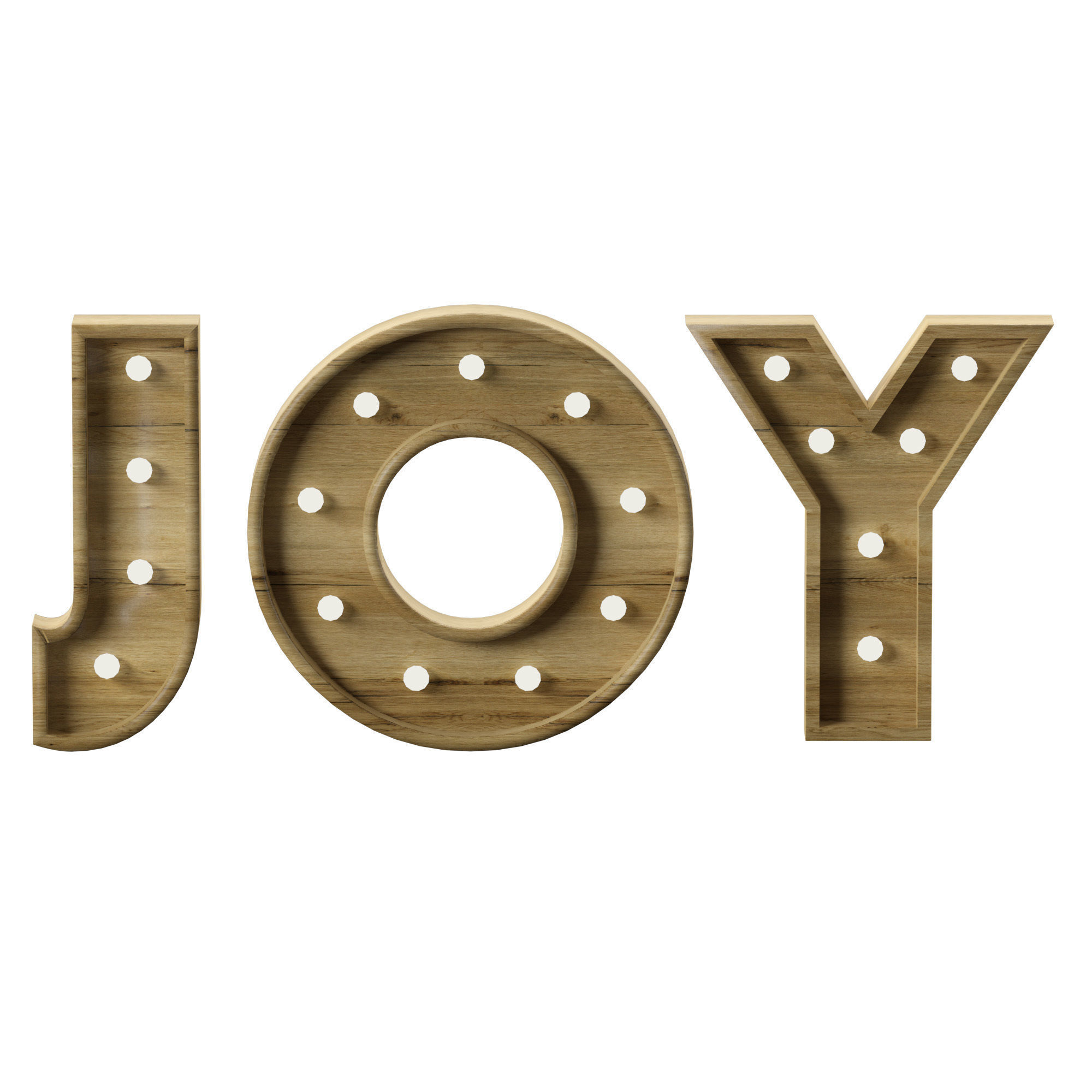 Christmas winter decoration set 3D model_20