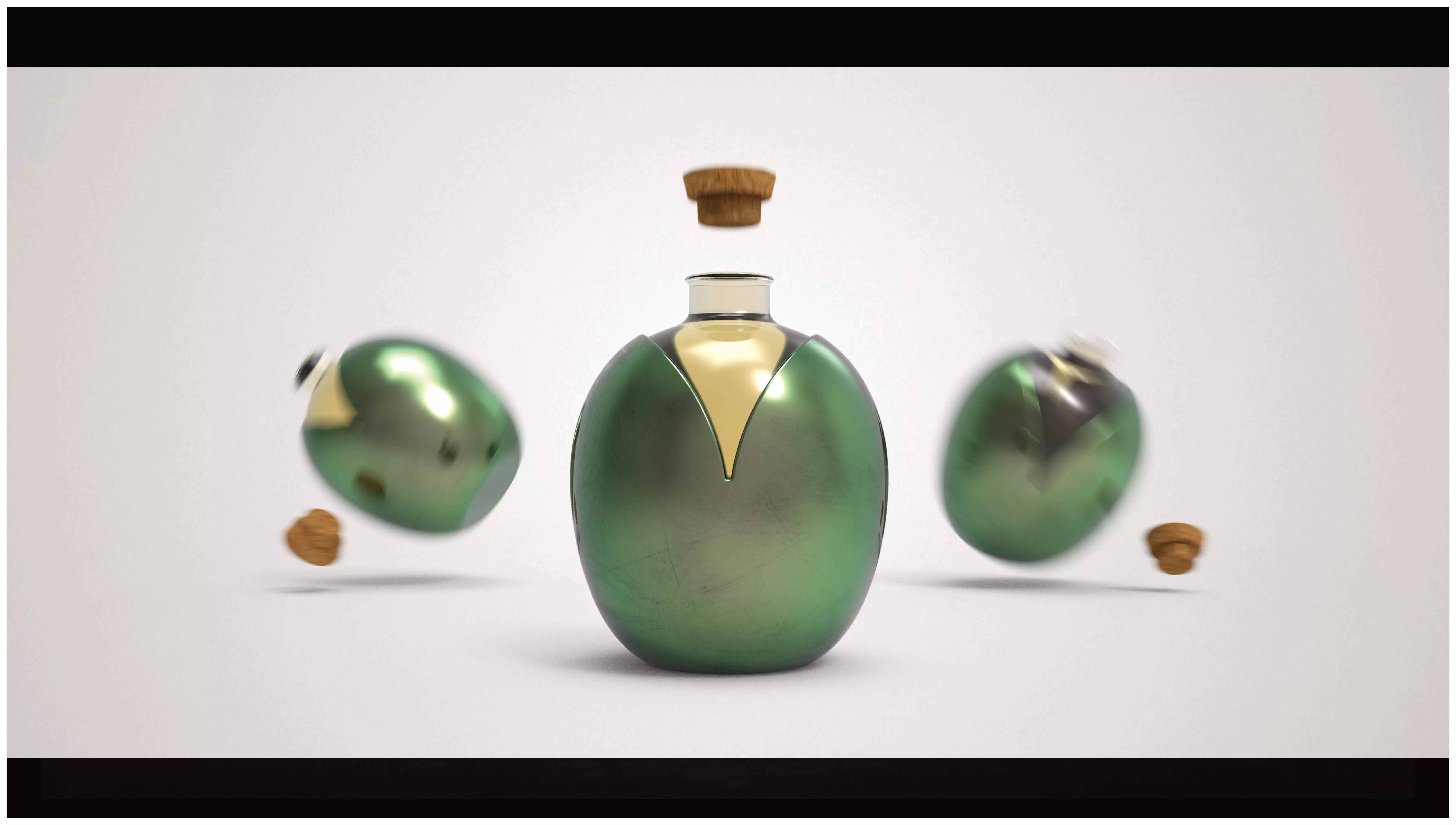Bottle - Full Packaging - Oil 3D model_0