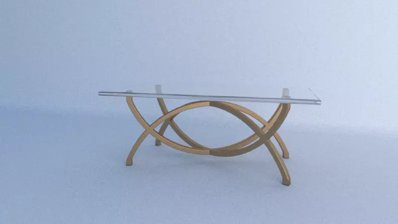 coffee table 3D model_0