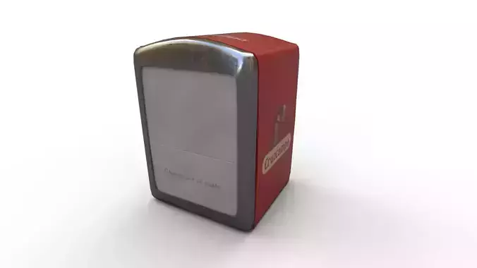 Napkin Holder Low-poly 3D model