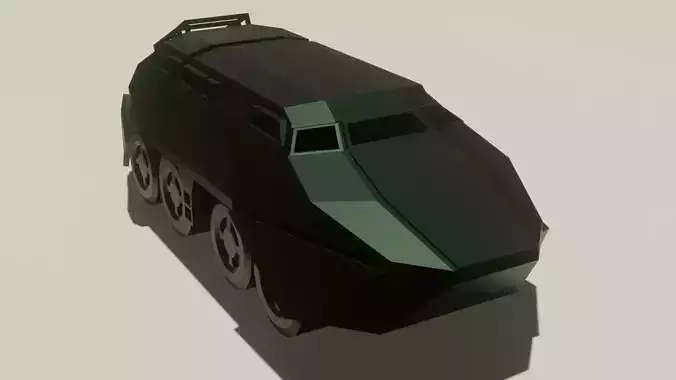 Model-000 3d Model armoured vehicle