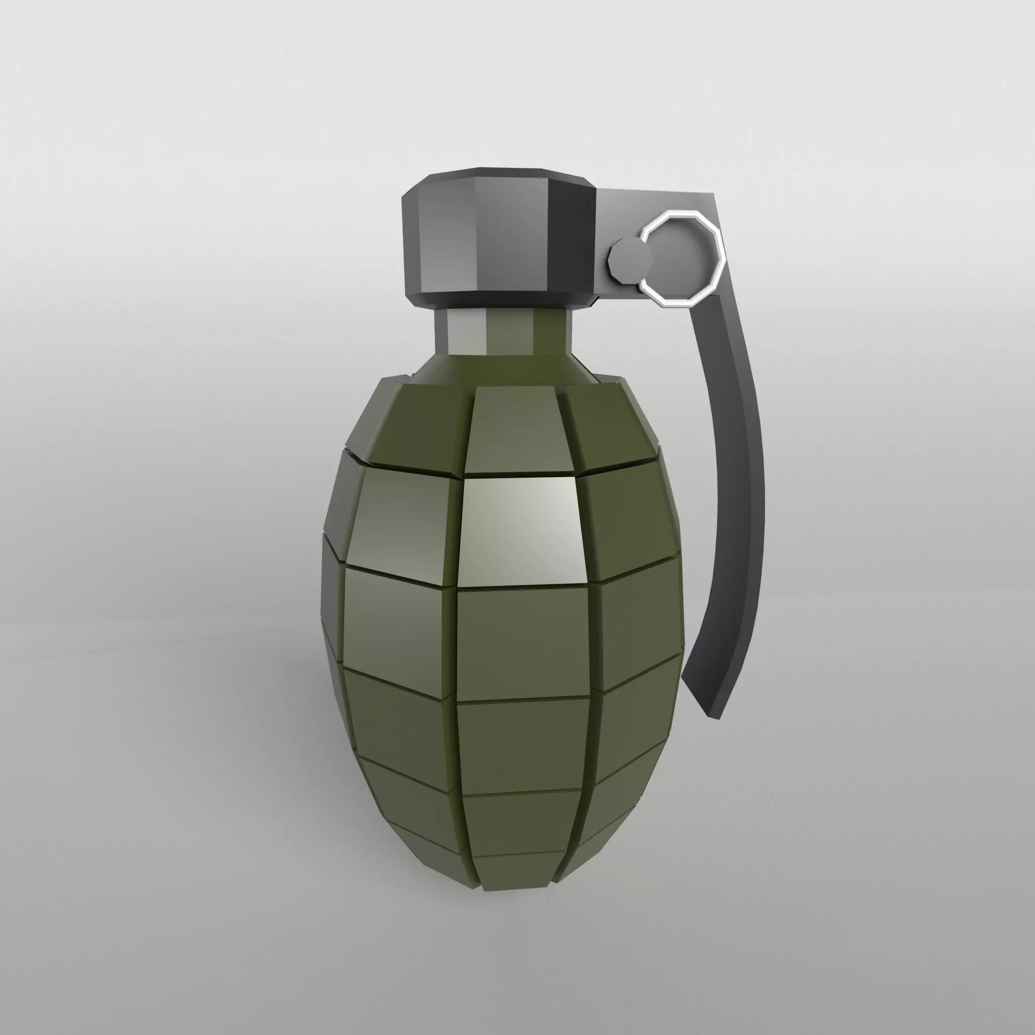Grenade v1 002 Low-poly 3D model_0