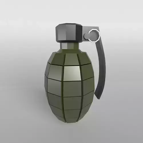Grenade v1 002 Low-poly 3D model