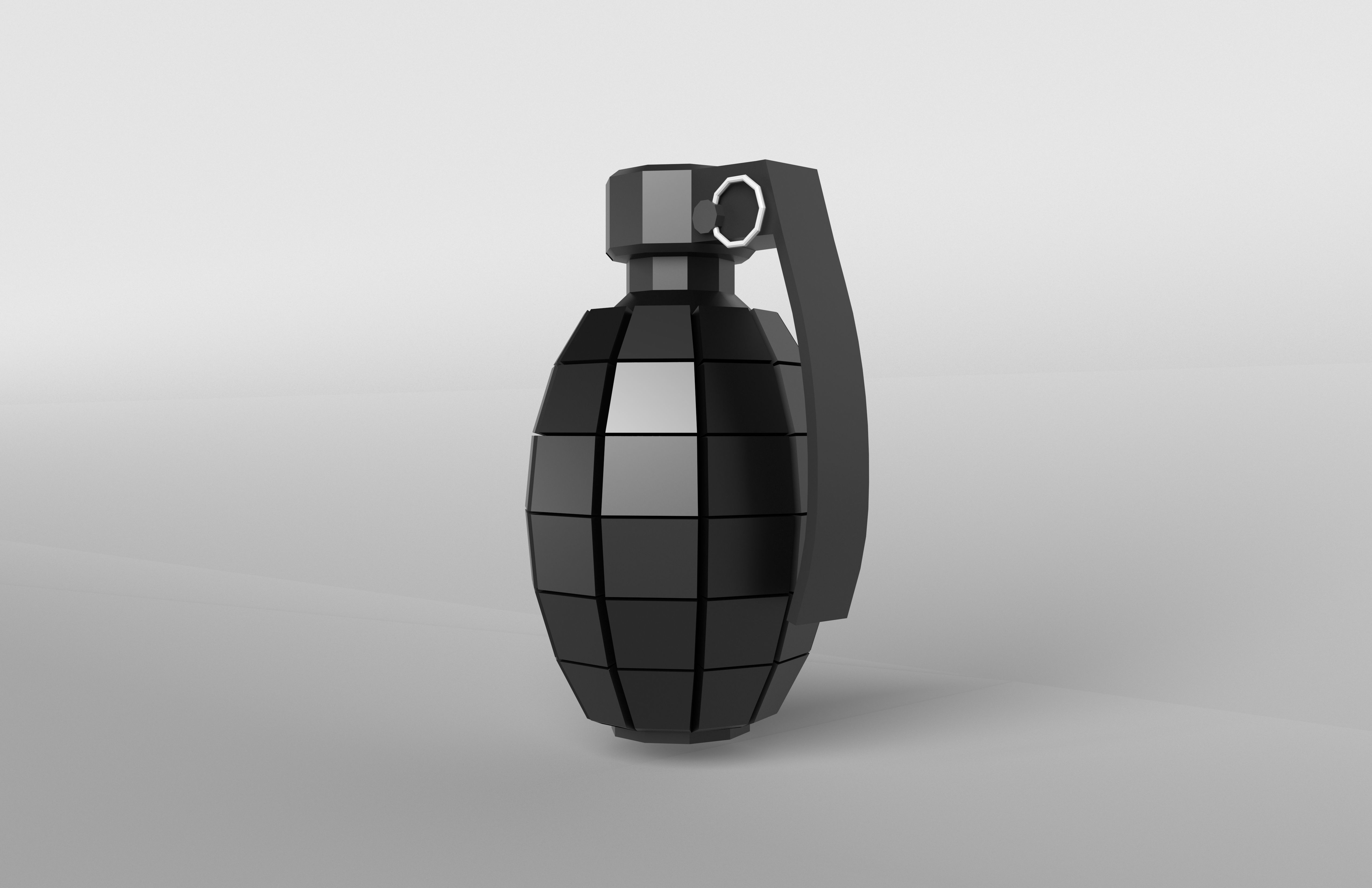 Grenade v1 003 Low-poly 3D model_2