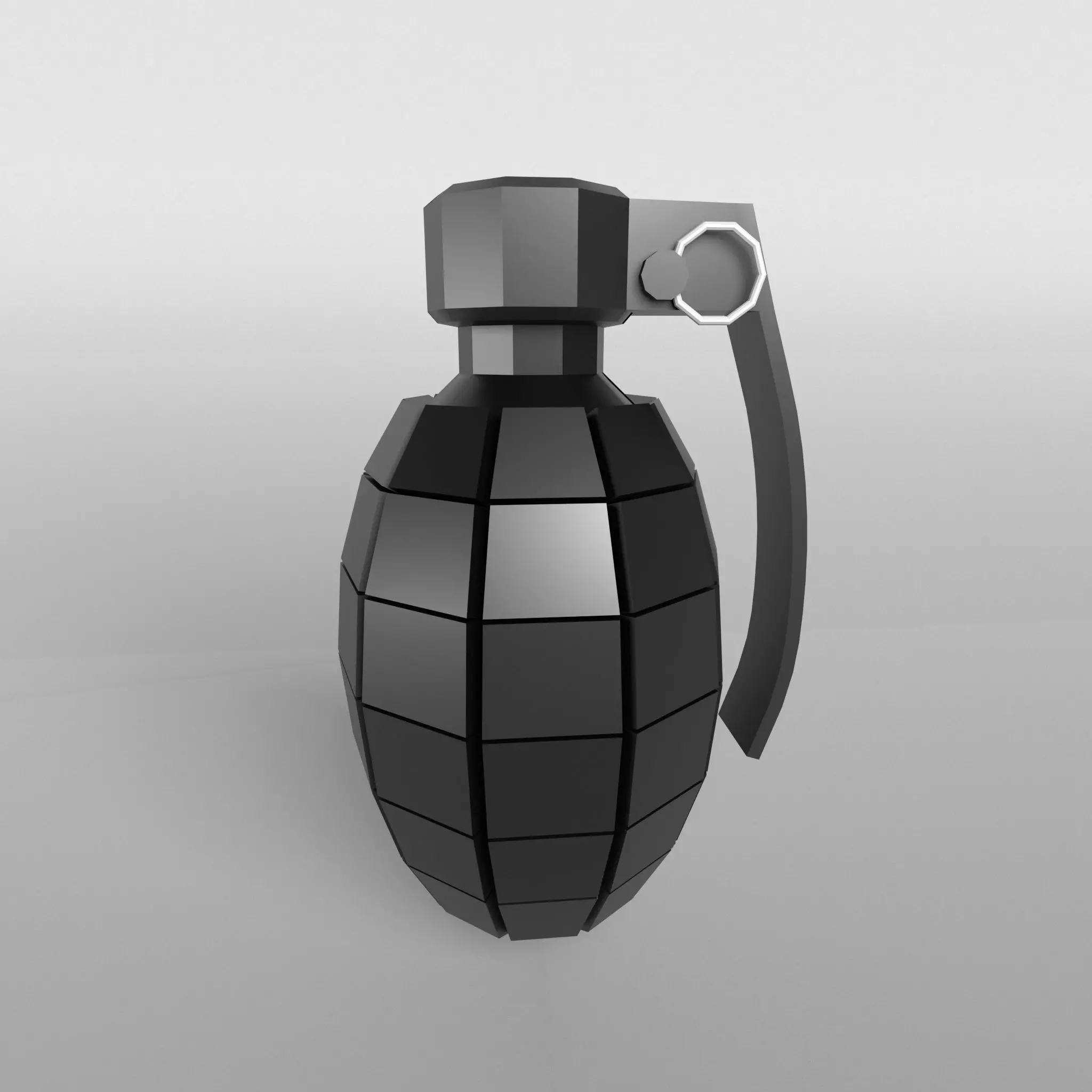 Grenade v1 003 Low-poly 3D model_0