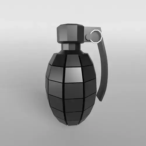 Grenade v1 003 Low-poly 3D model