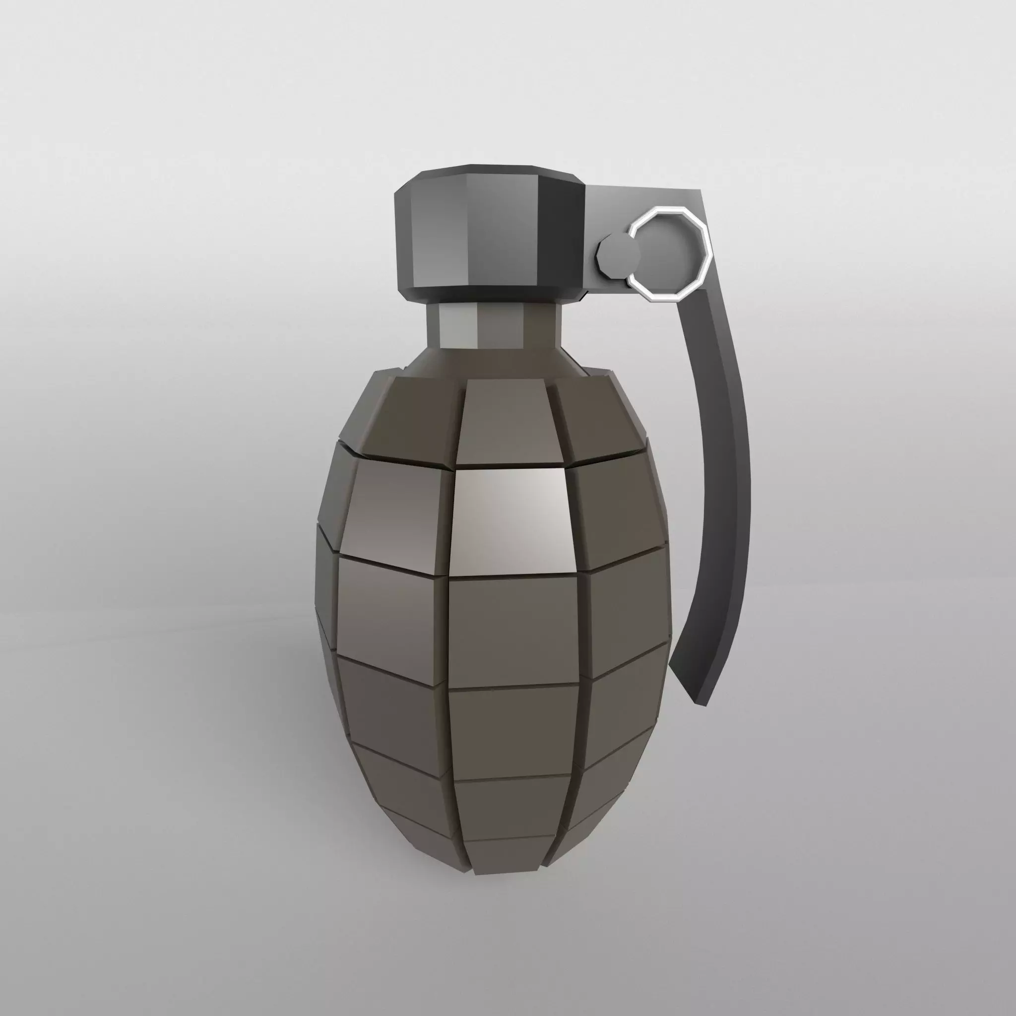 Grenade v1 004 Low-poly 3D model_0