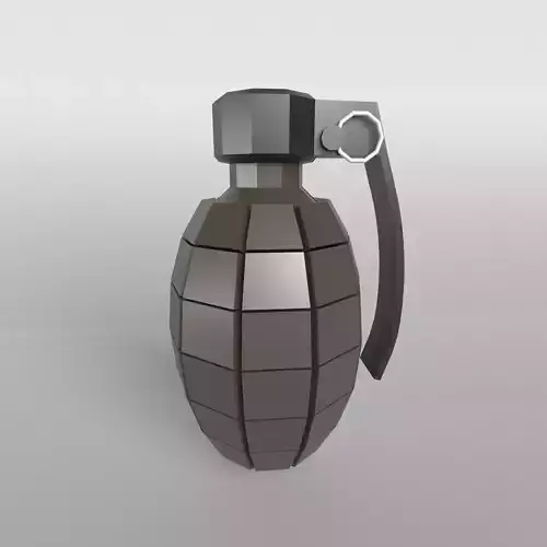 Grenade v1 004 Low-poly 3D model