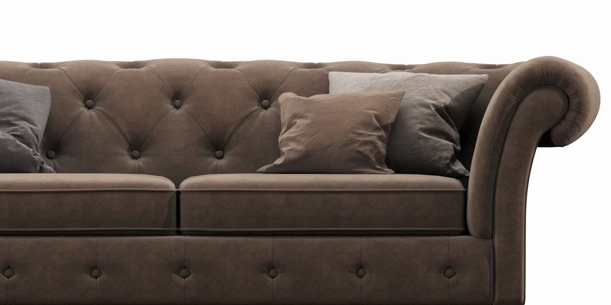 Cranbrook Chesterfield 3 Seater 3D model_8
