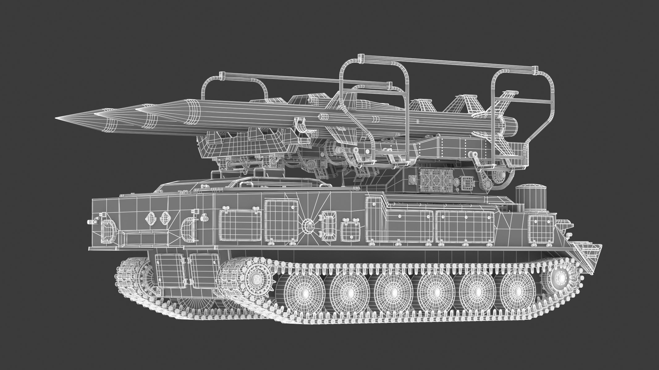 2K12 Kub SA-6 Gainful 3D model_16