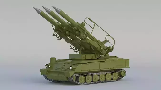 2K12 Kub SA-6 Gainful 3D model