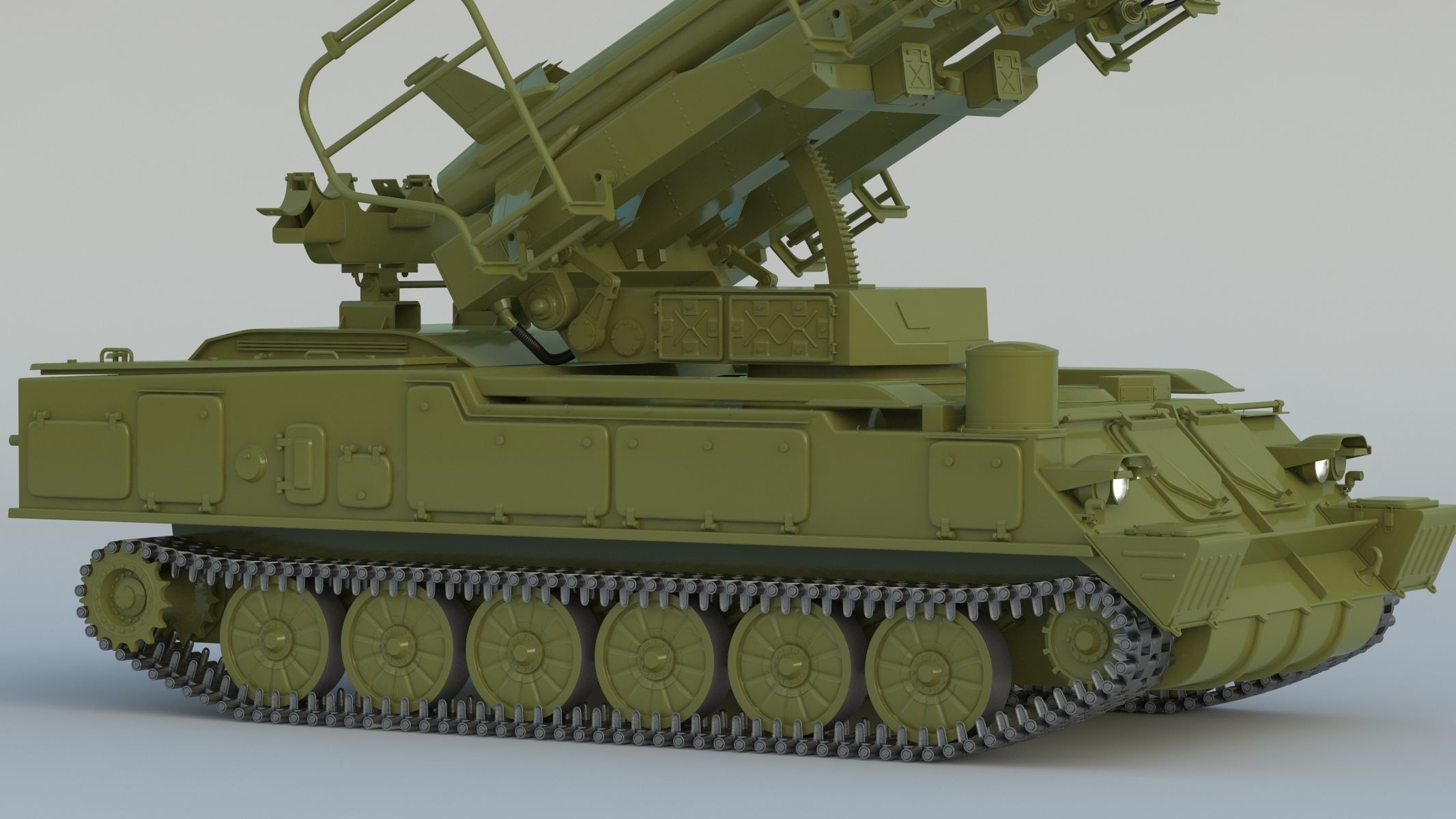 2K12 Kub SA-6 Gainful 3D model_2