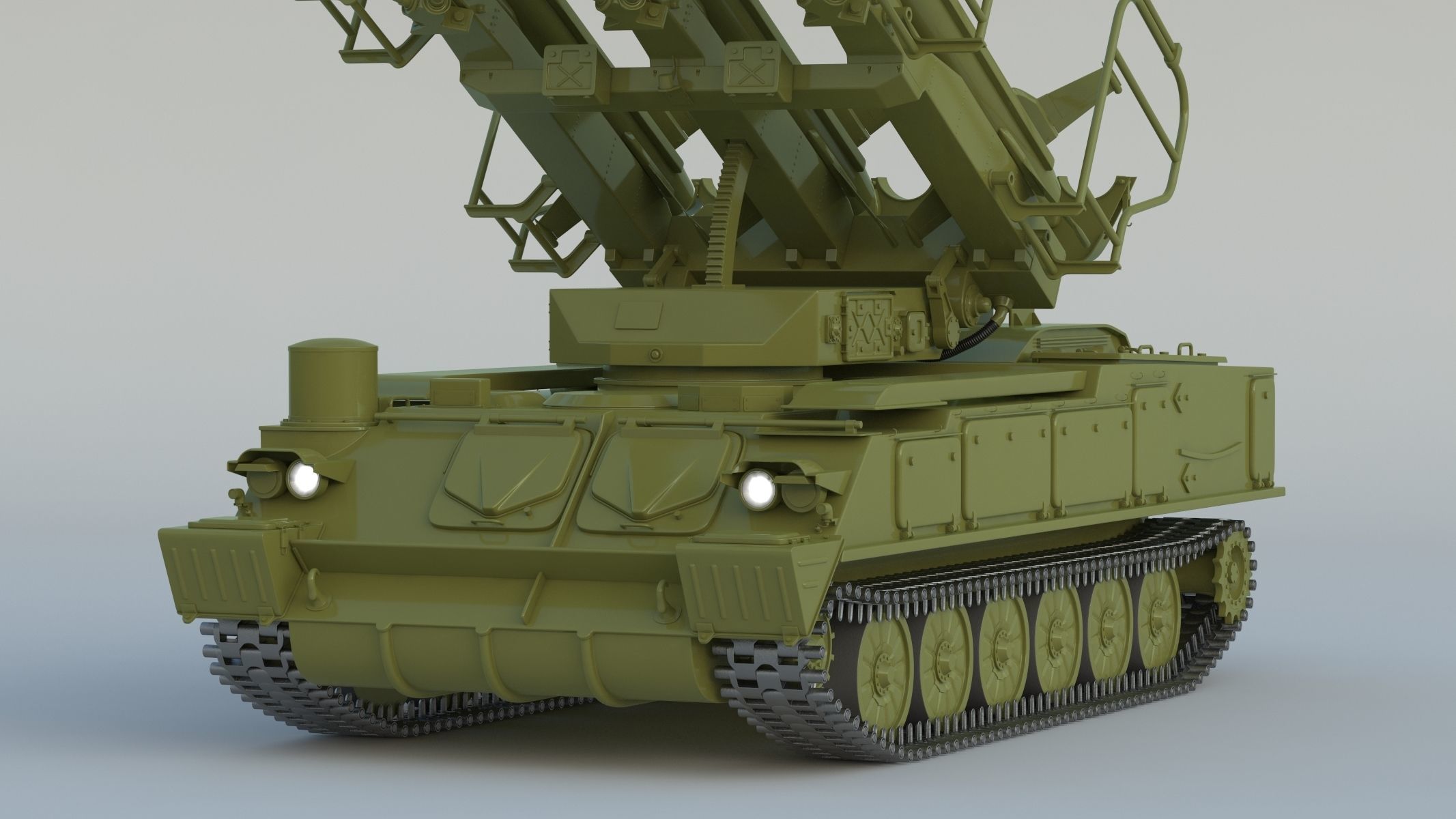 2K12 Kub SA-6 Gainful 3D model_1