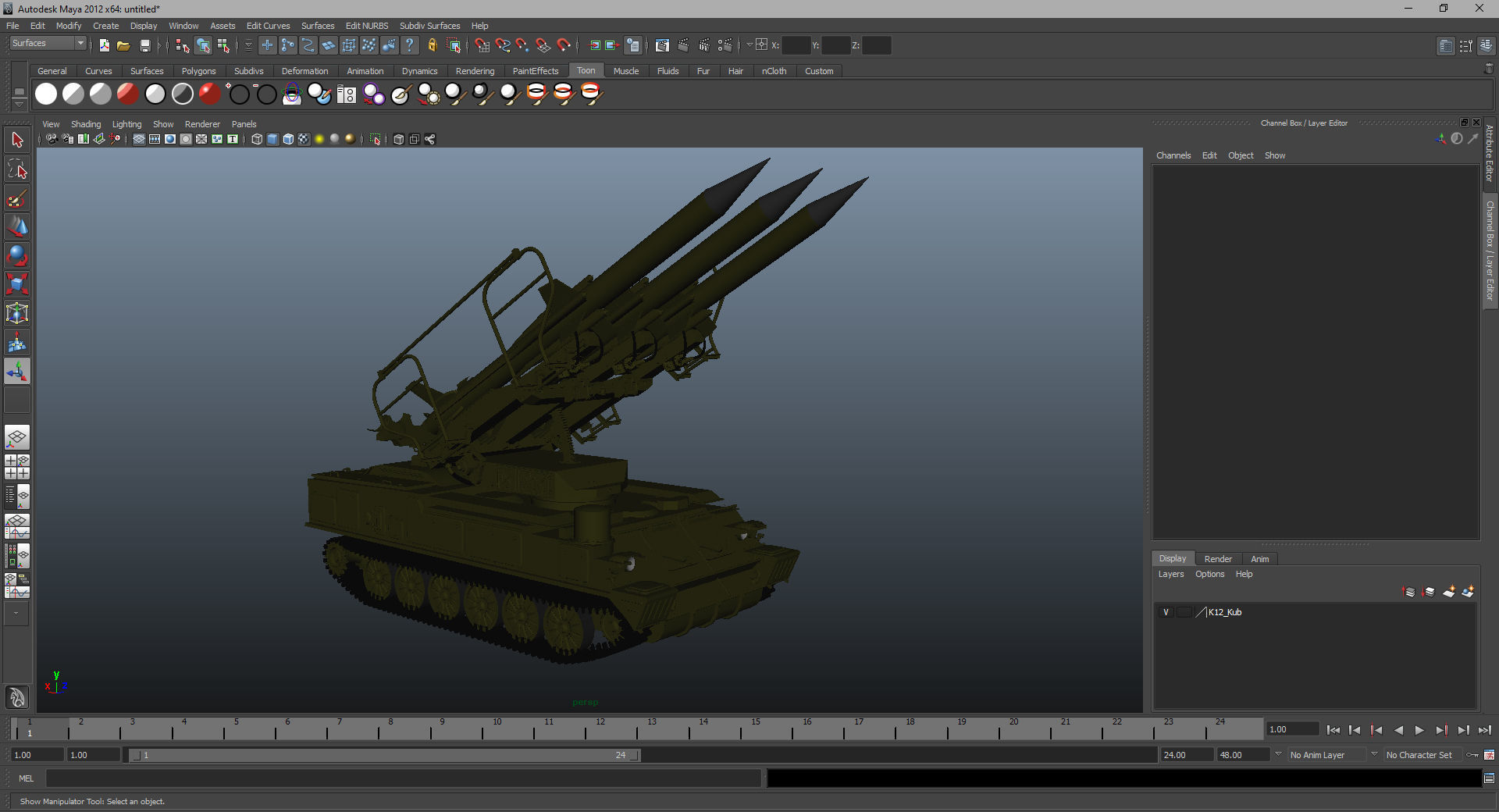 2K12 Kub SA-6 Gainful 3D model_28