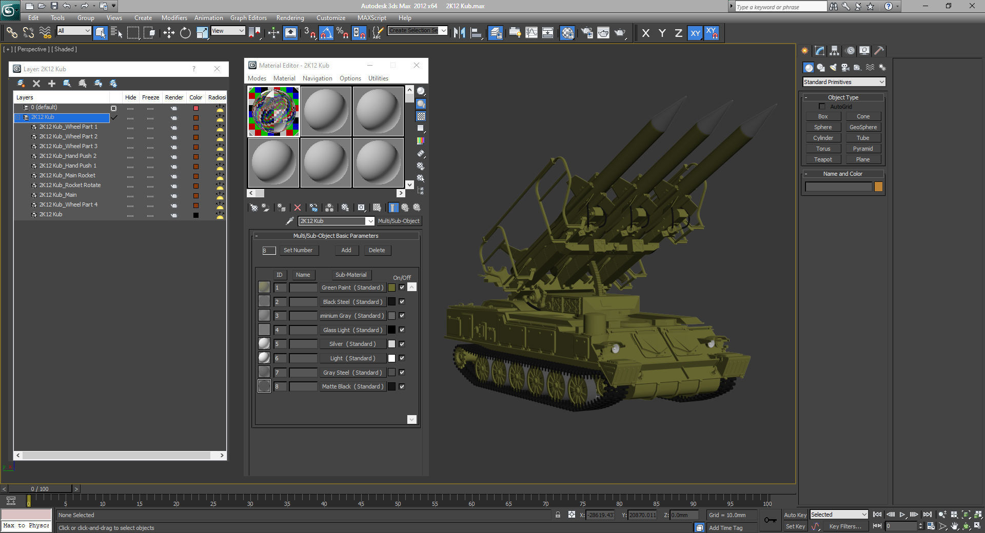 2K12 Kub SA-6 Gainful 3D model_29