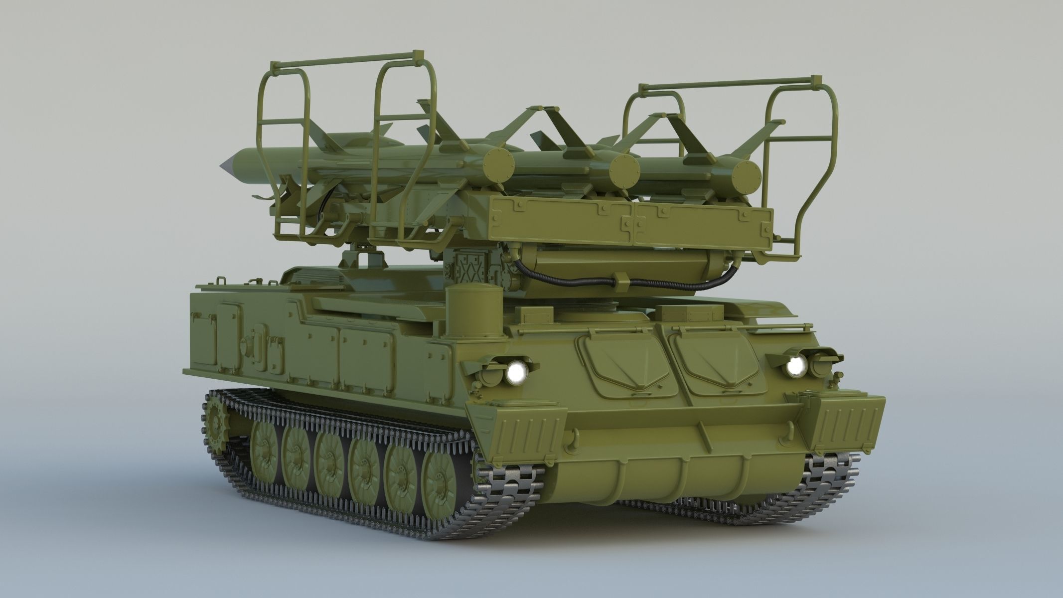 2K12 Kub SA-6 Gainful 3D model_7