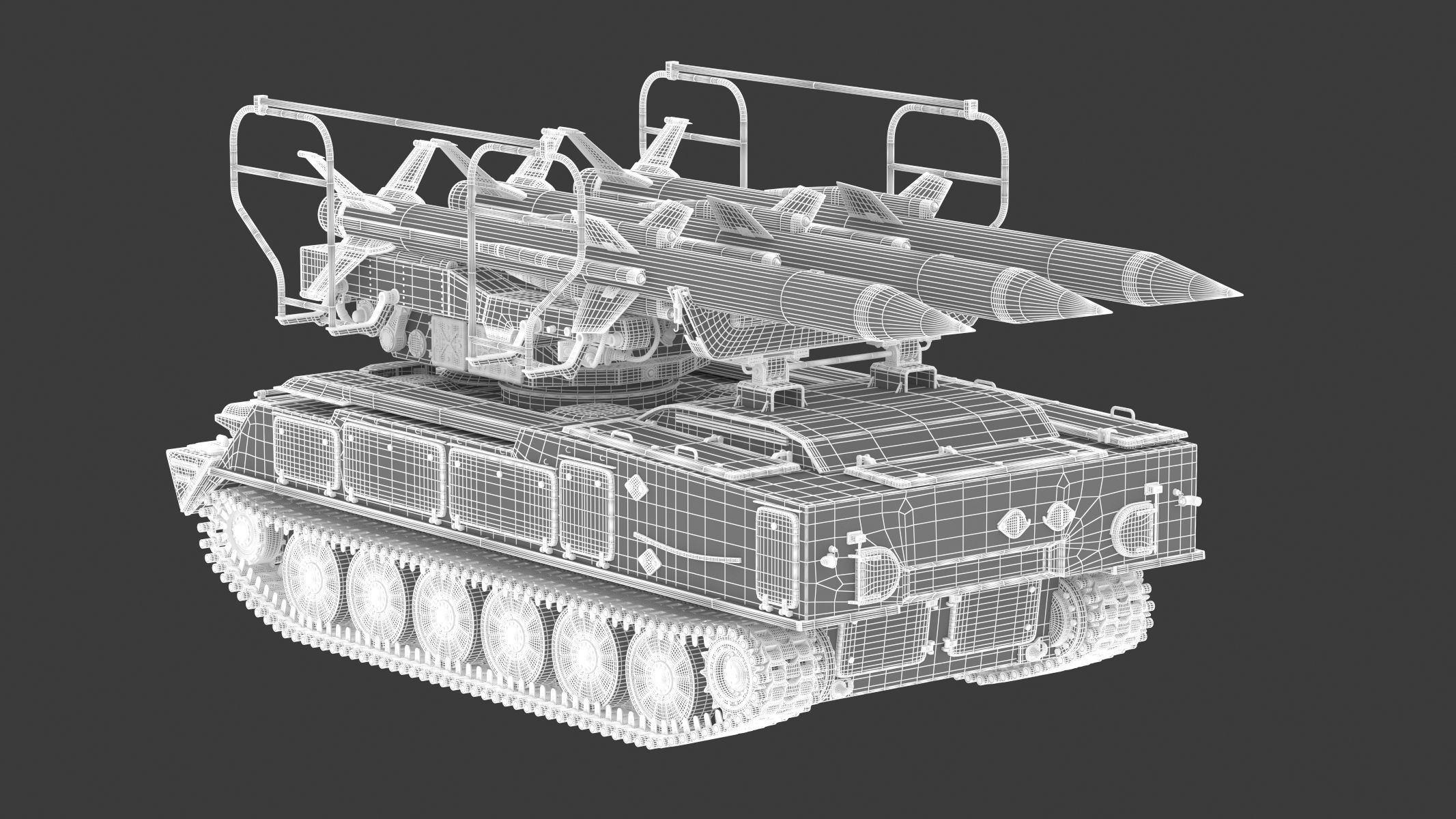 2K12 Kub SA-6 Gainful 3D model_15