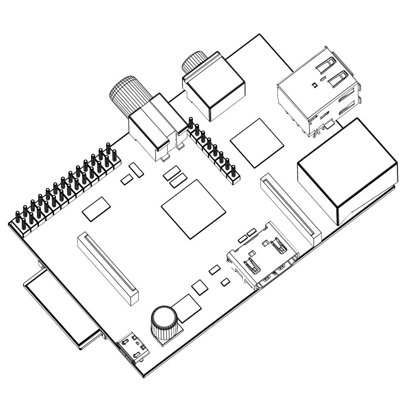 Raspberry Pi Computer 3D model_3