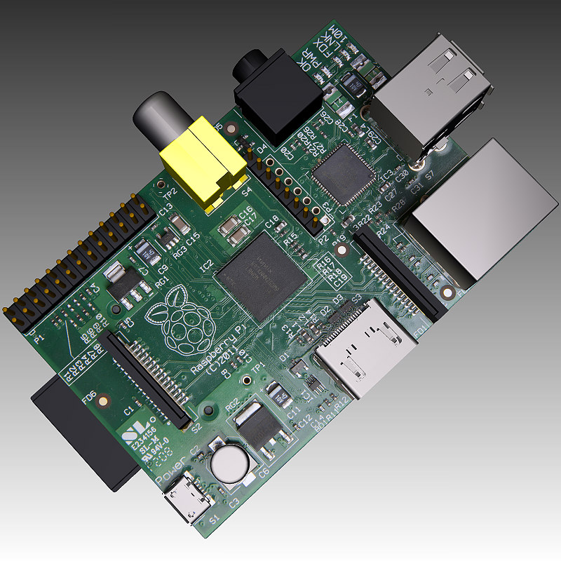 Raspberry Pi Computer 3D model_2