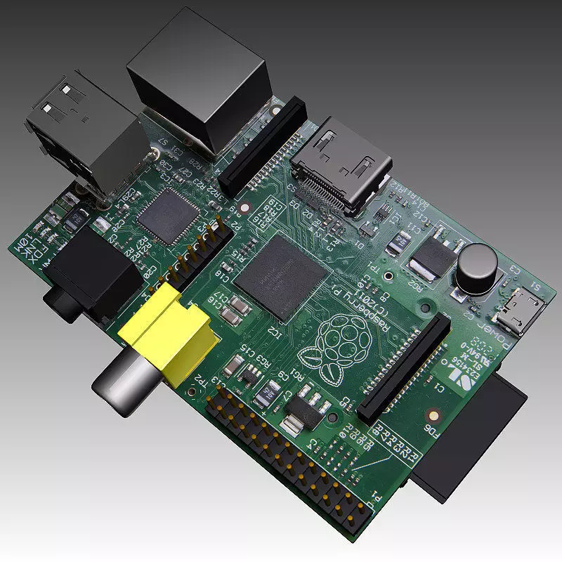 Raspberry Pi Computer 3D model_0