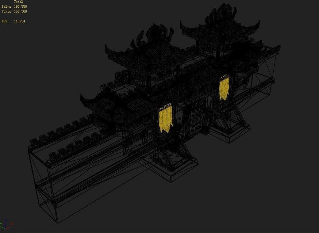 tANG Gang Building - City Gate 3D model_3