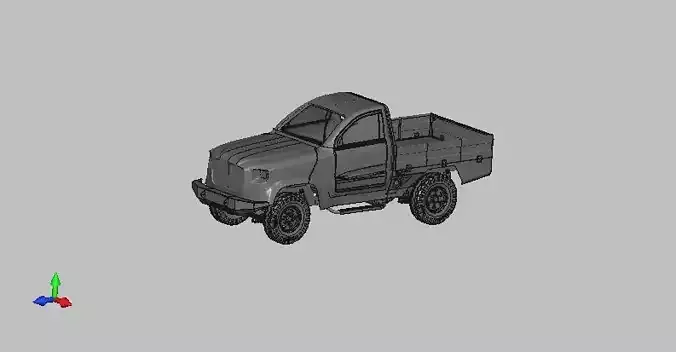 JLV car 3d model 3D print model
