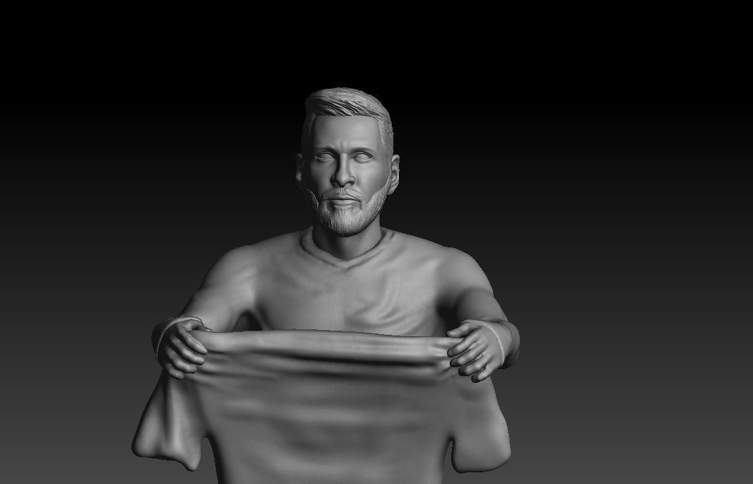 Lionel Messi 3D print model_1