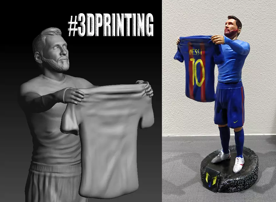 Lionel Messi 3D print model_0