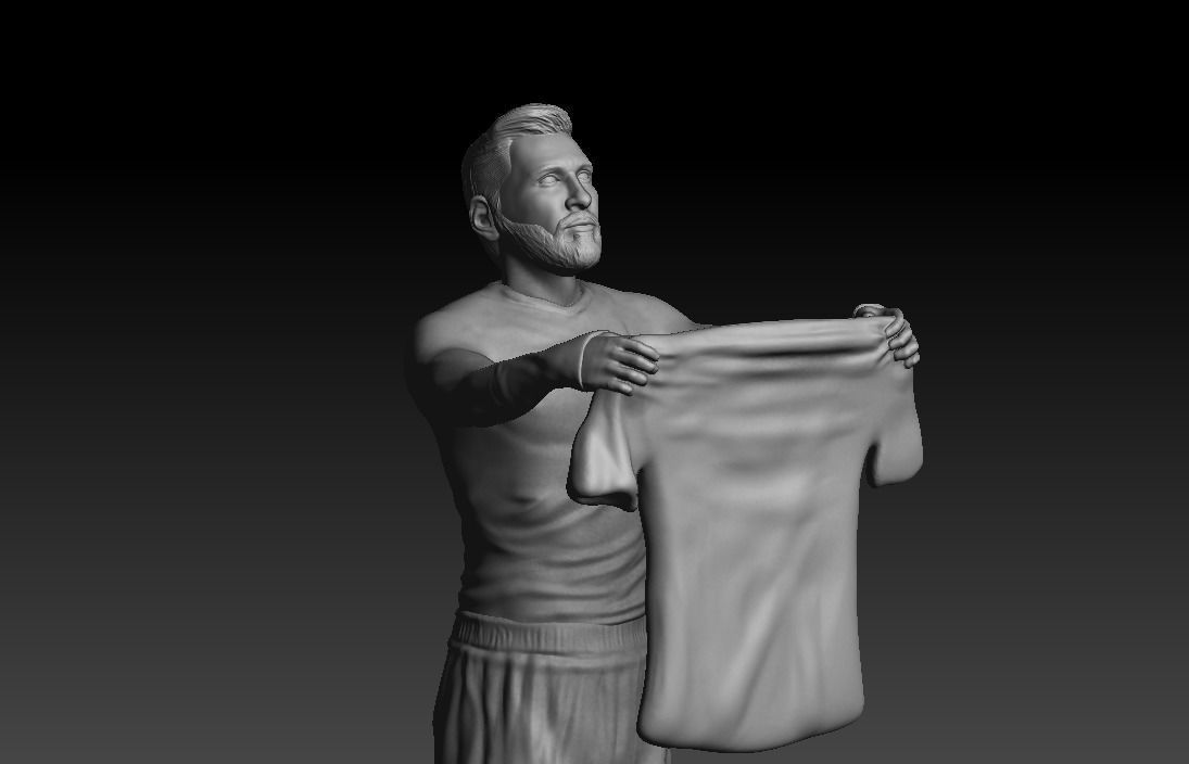 Lionel Messi 3D print model_6