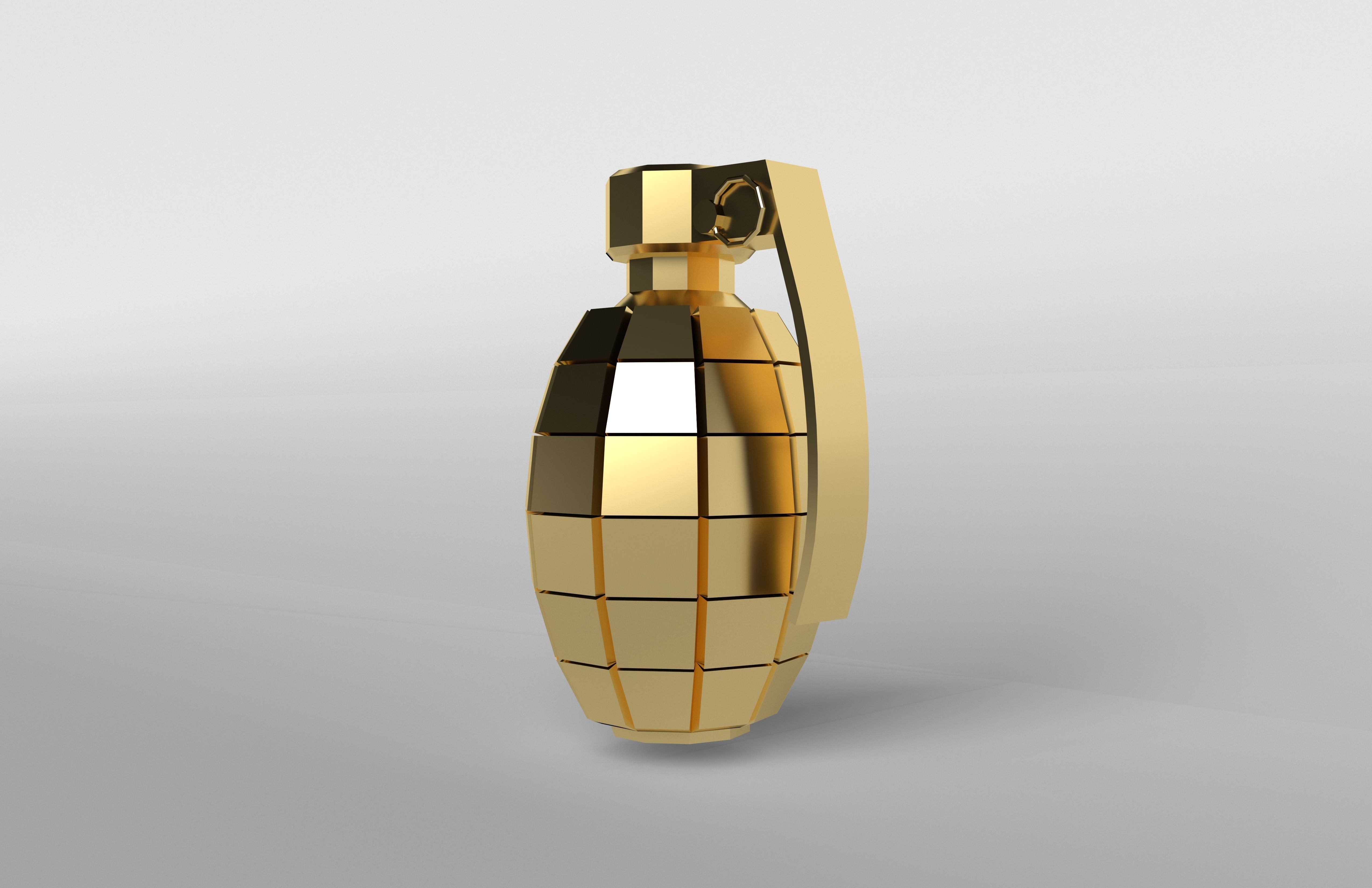 Grenade v1 005 Low-poly 3D model_2