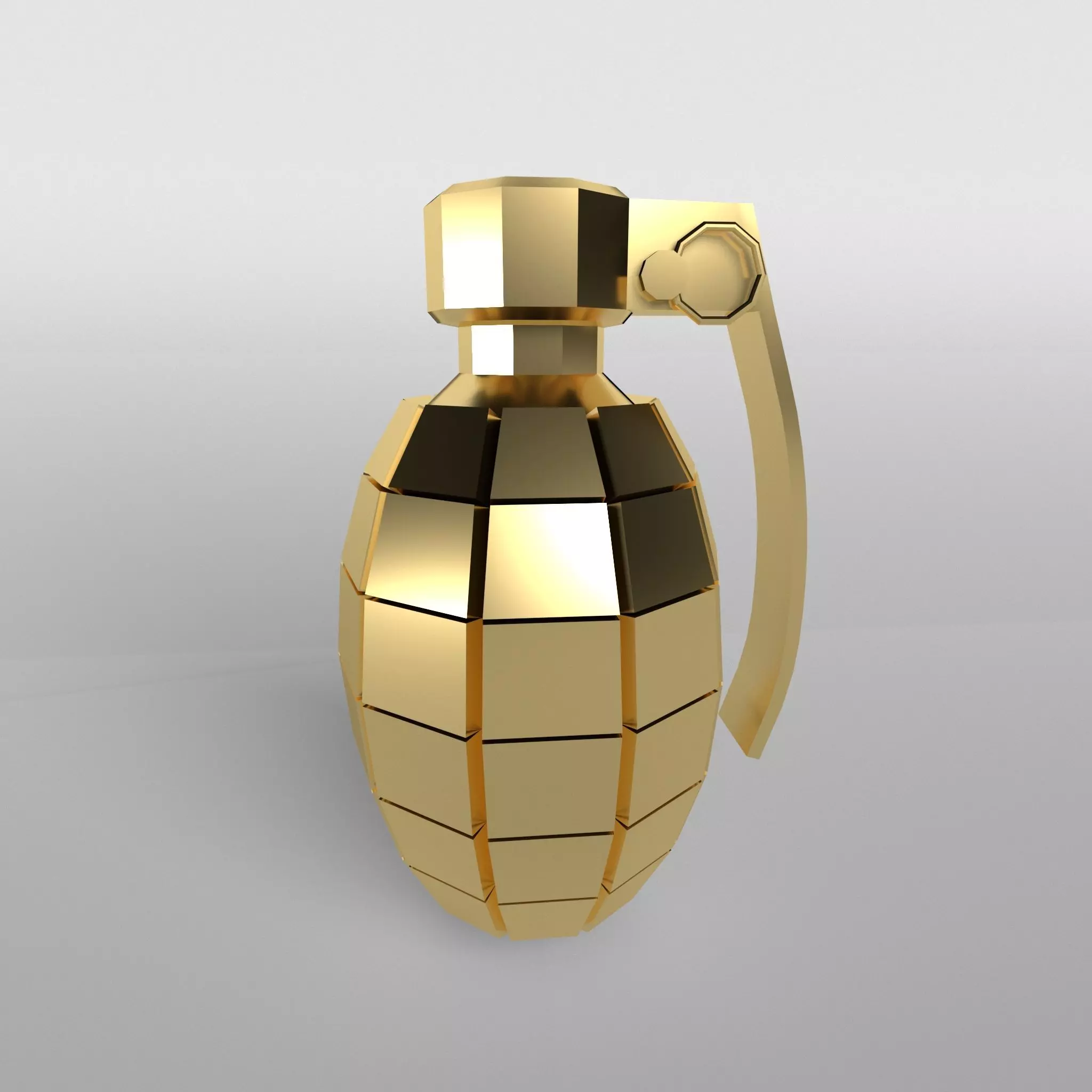 Grenade v1 005 Low-poly 3D model_0