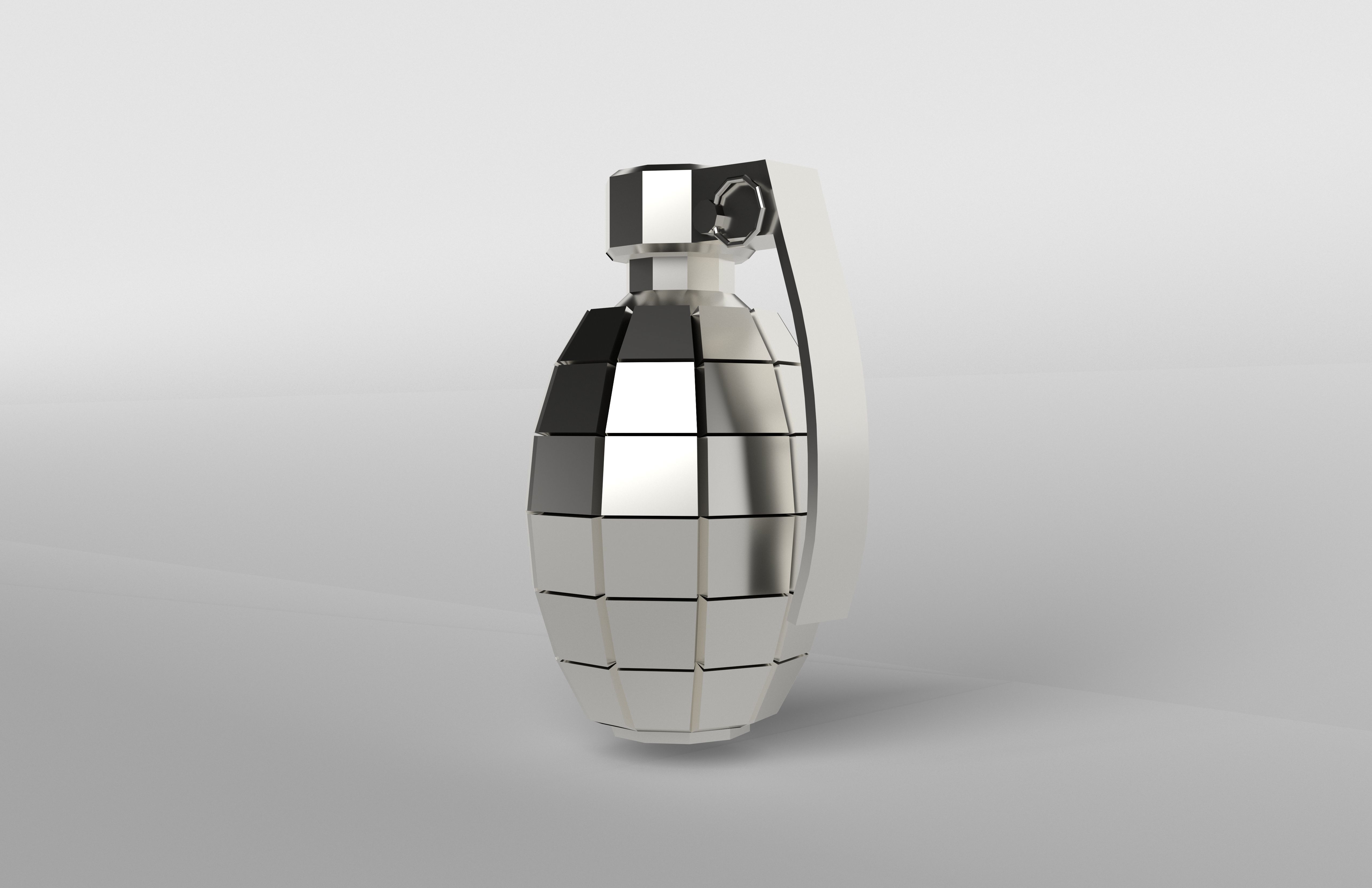 Grenade v1 006 Low-poly 3D model_2