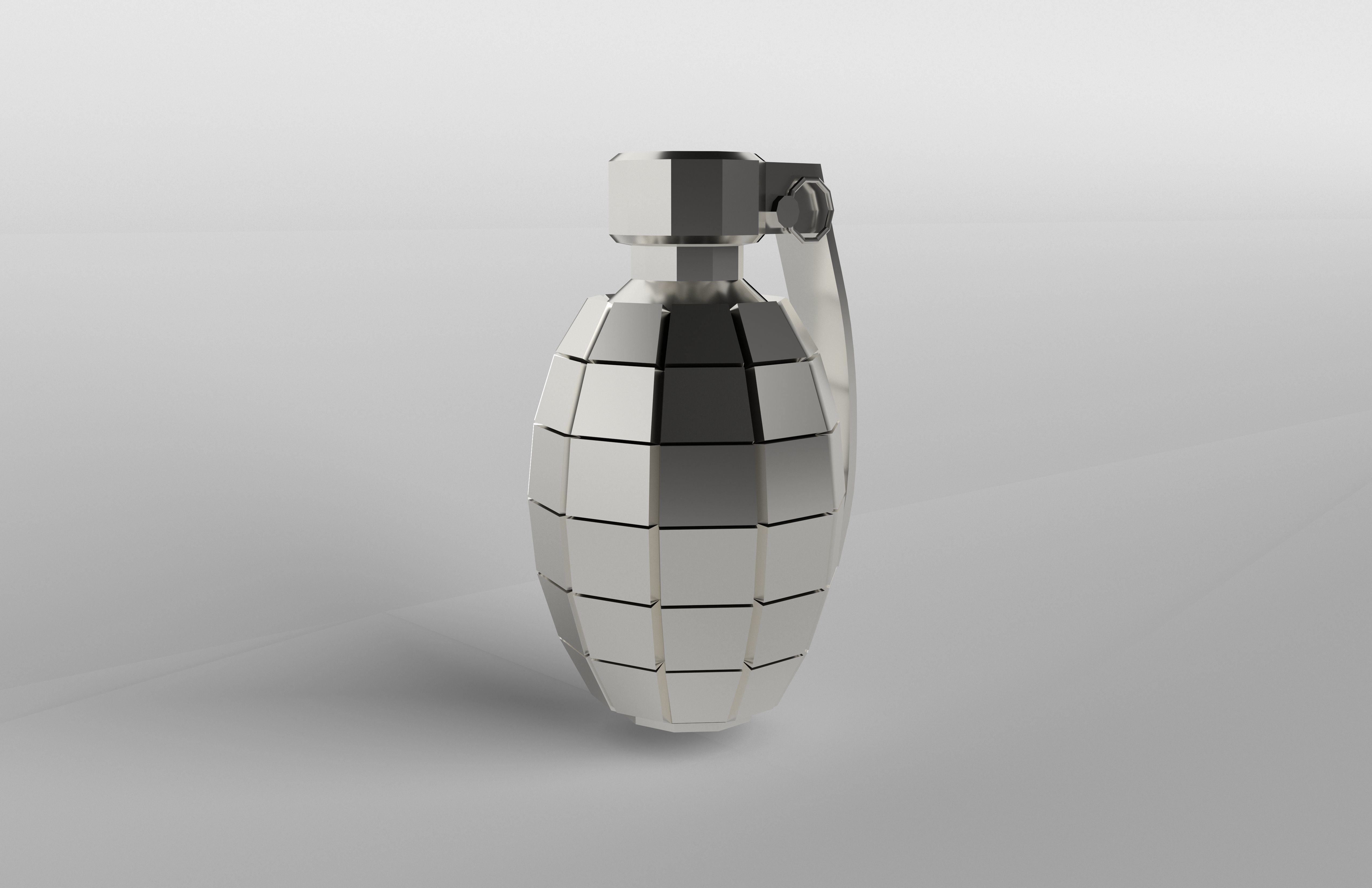 Grenade v1 006 Low-poly 3D model_3