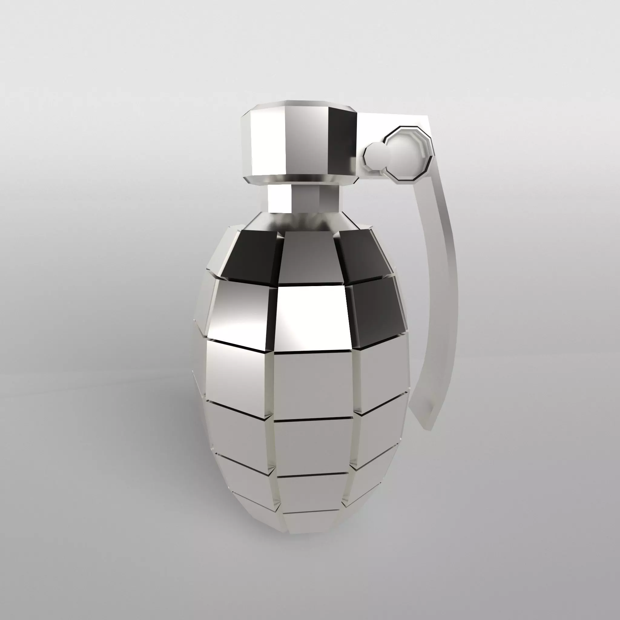 Grenade v1 006 Low-poly 3D model_0