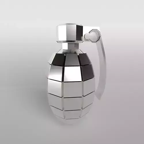Grenade v1 006 Low-poly 3D model