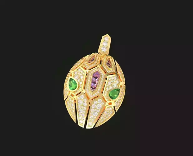 Bvlgarios Snake pendant 3D print model