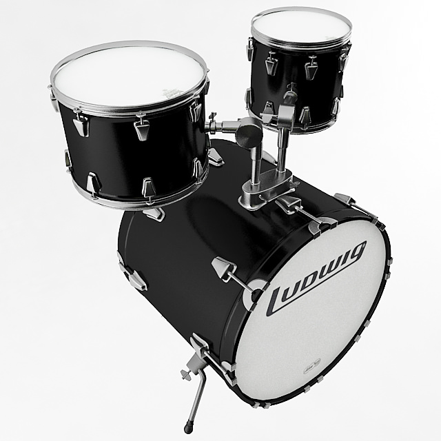 Bass Drum 3D model_1
