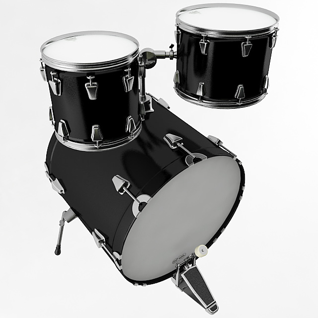 Bass Drum 3D model_5